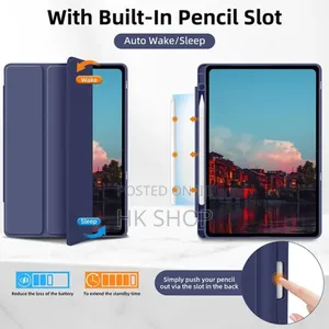Slim Smart Case for Samsung Galaxy Tab A7 With Pen Holder