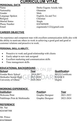 Computing IT CV