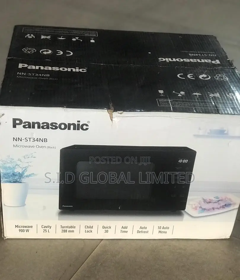 Energy Saving Panasonic NN-ST34NB 220 Volt 240 Volt 25 Liter