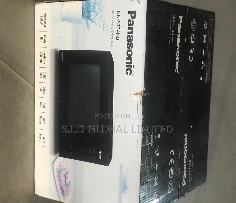 Well Designed Panasonic NN-ST34NB 220 Volt 240 Volt 25 Liter