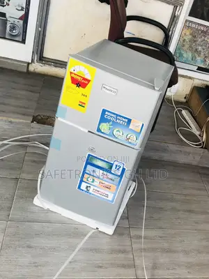 (Gray) Lockable Nasco Topfreezer Nasf2-120 Fridge