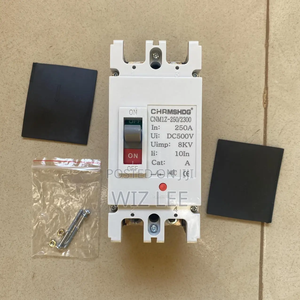 Battery Breaker Dc 100/160/200/250a 2p for 12/24/48v Battery
