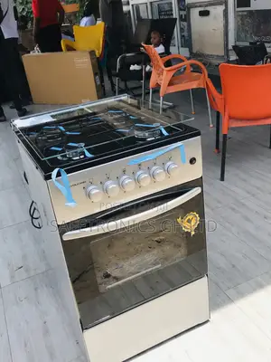 Grab Volcano 50+50 4 Gas Cooker With Oven (Gray)