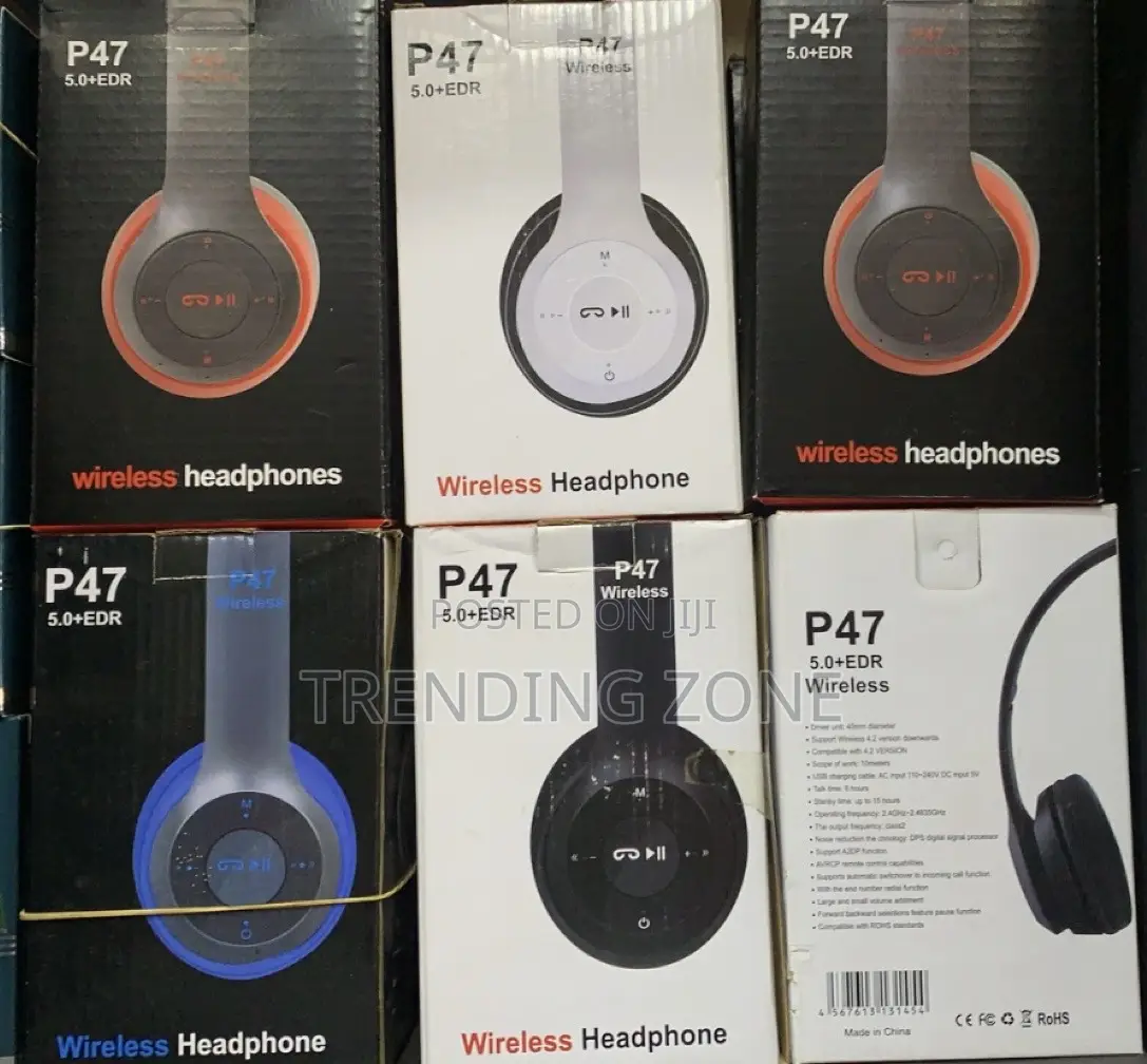 P47 Wireless Bluetooth Headset