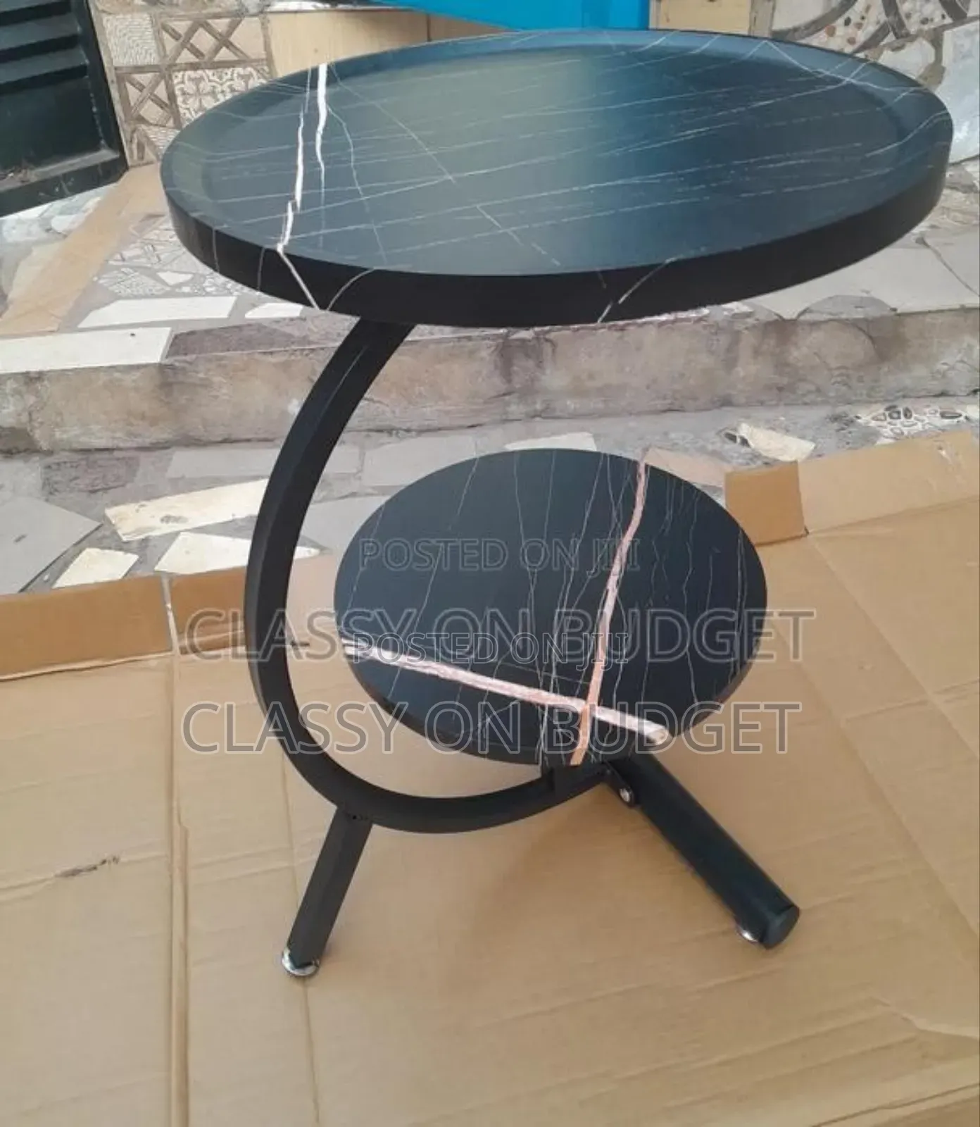 Round 2 Tier Bedside Coffee Table