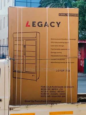 High Quality Legacy Double Door Display Refrigerator.