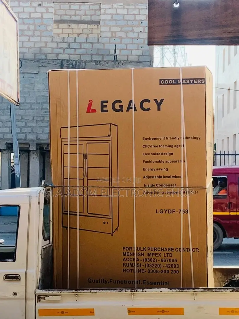 Extremely Chilling Legacy Double Door Display Fridge.