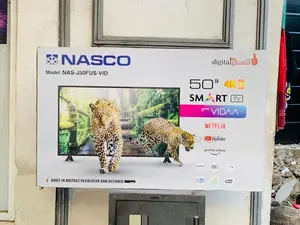 Order Classic Nasco 50” Digital Satellite Smart Tv.