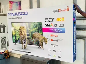 Order Classic Nasco 50” Digital Satellite Smart Tv.