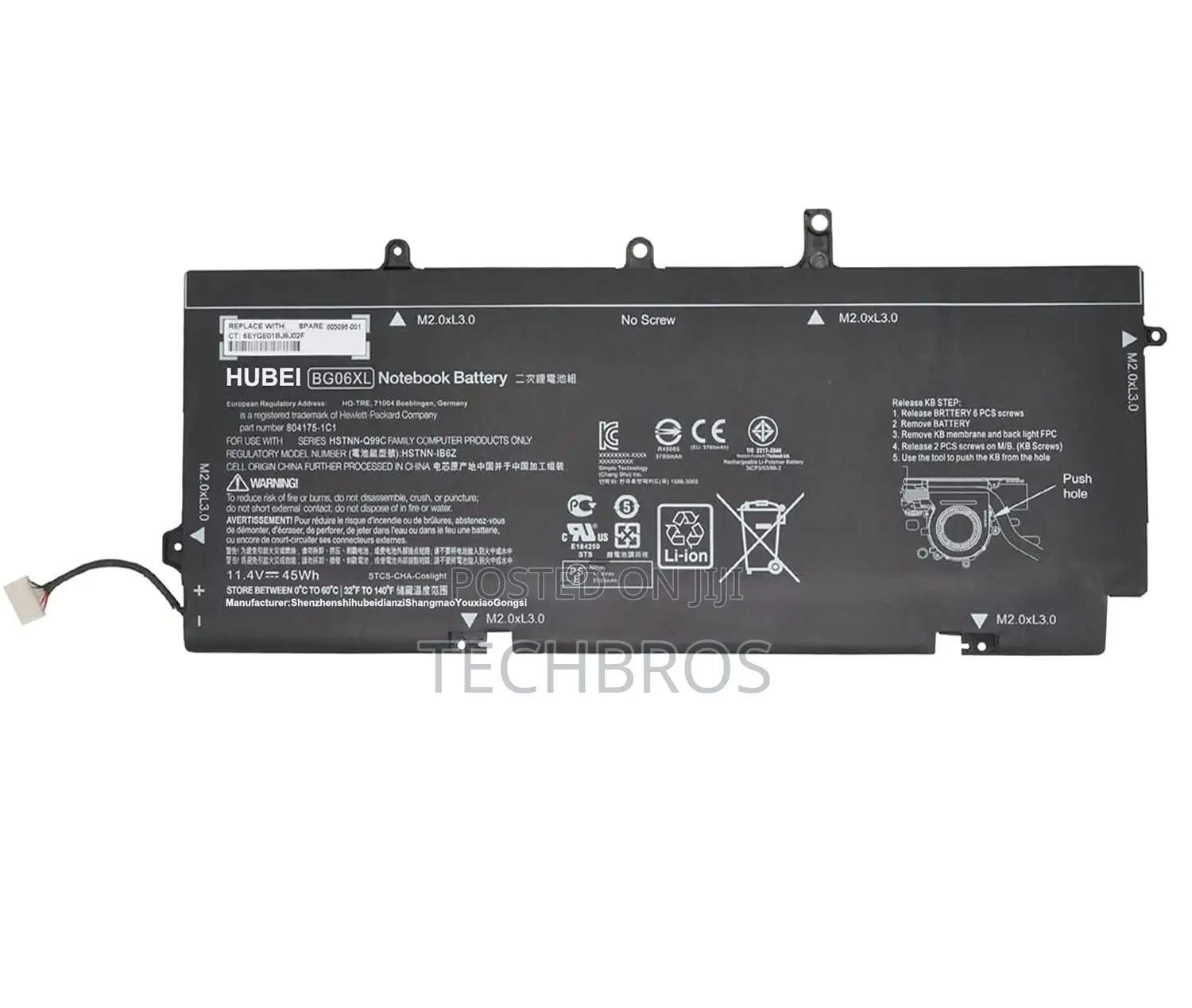 Original HP Battery BG06XL for Elitebook Folio 1040 G3