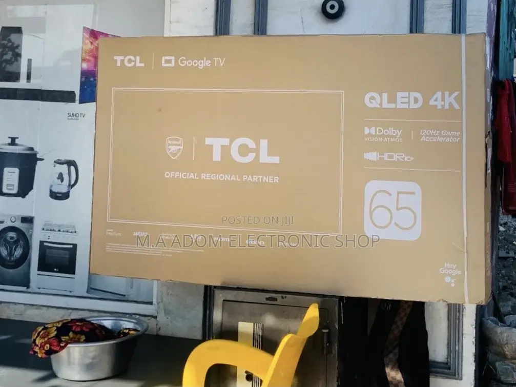 Elegant TCL 65C645 65 Inch Qled Smart Android Television.