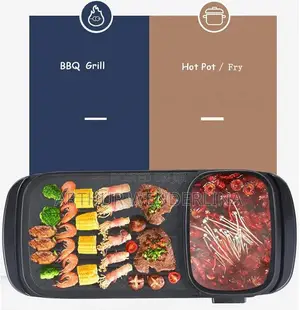 DSP 2 in 1 BBQ Electric Grill for Non-Stick 2500W