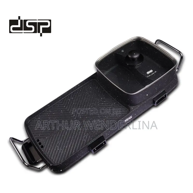 DSP 2 in 1 BBQ Electric Grill for Non-Stick 2500W