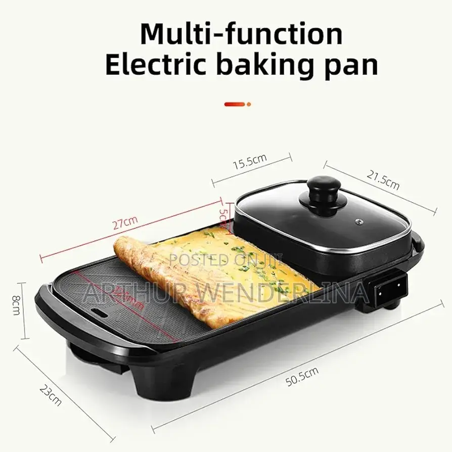 DSP 2 in 1 BBQ Electric Grill for Non-Stick 2500W