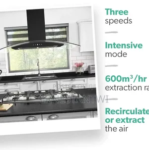 90cm Island Hood Extractor From Electriq, UK