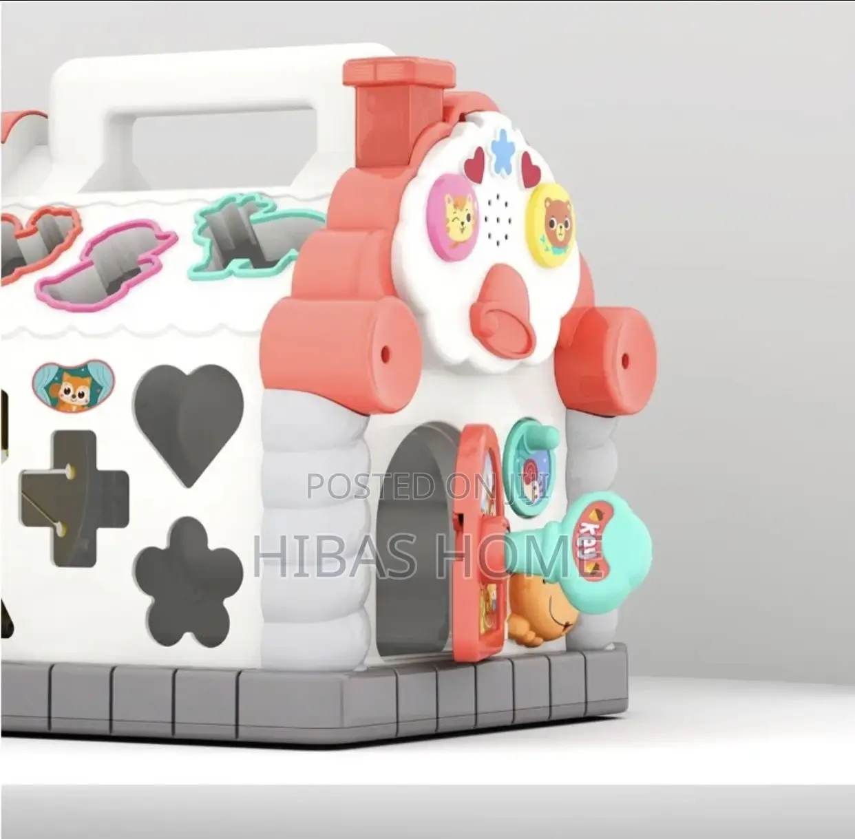 Activity House Shape Sorter With Music/Light/Cubic Block