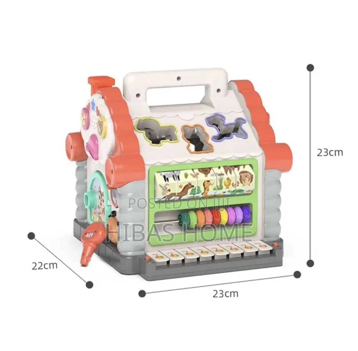 Activity House Shape Sorter With Music/Light/Cubic Block