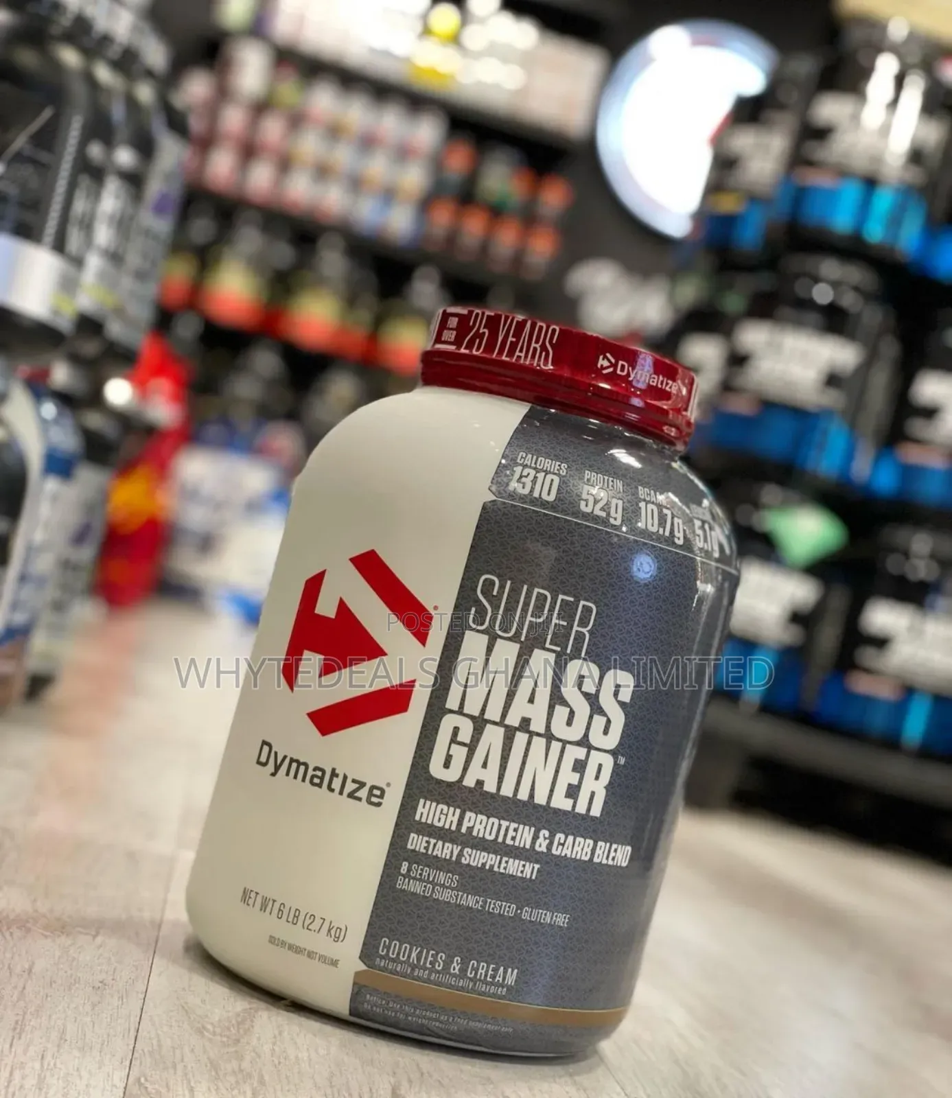 6lbs High Protein Weight Gainer - Super Mass Gainer Dymatize