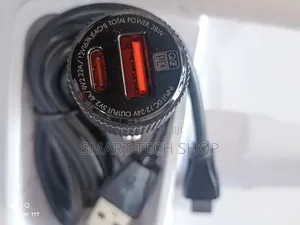 Ldnio 36 Watts Car Charger Type C and Usb Qc3.0 Quick Charge