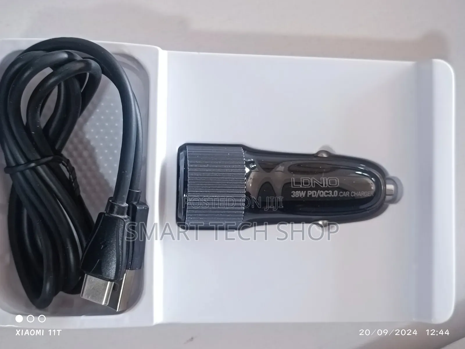 Ldnio 36 Watts Car Charger Type C and Usb Qc3.0 Quick Charge