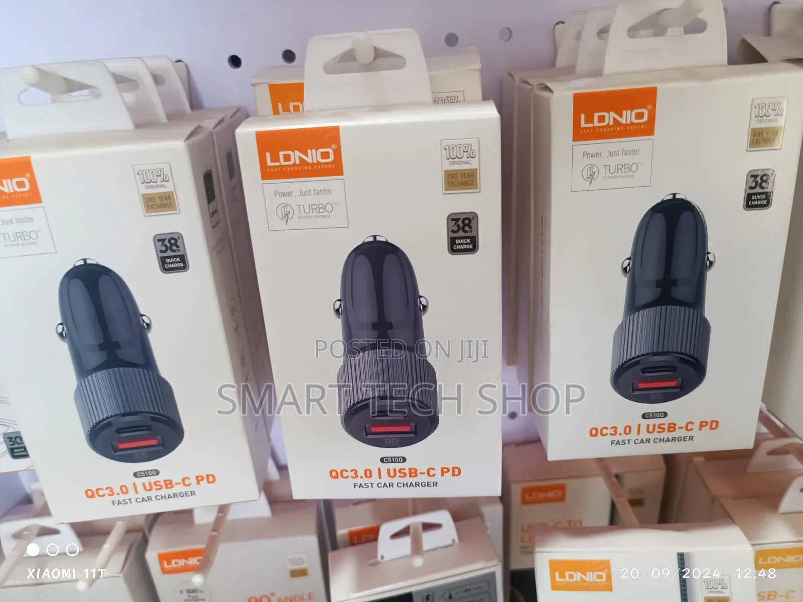 Ldnio 36 Watts Car Charger Type C and Usb Qc3.0 Quick Charge