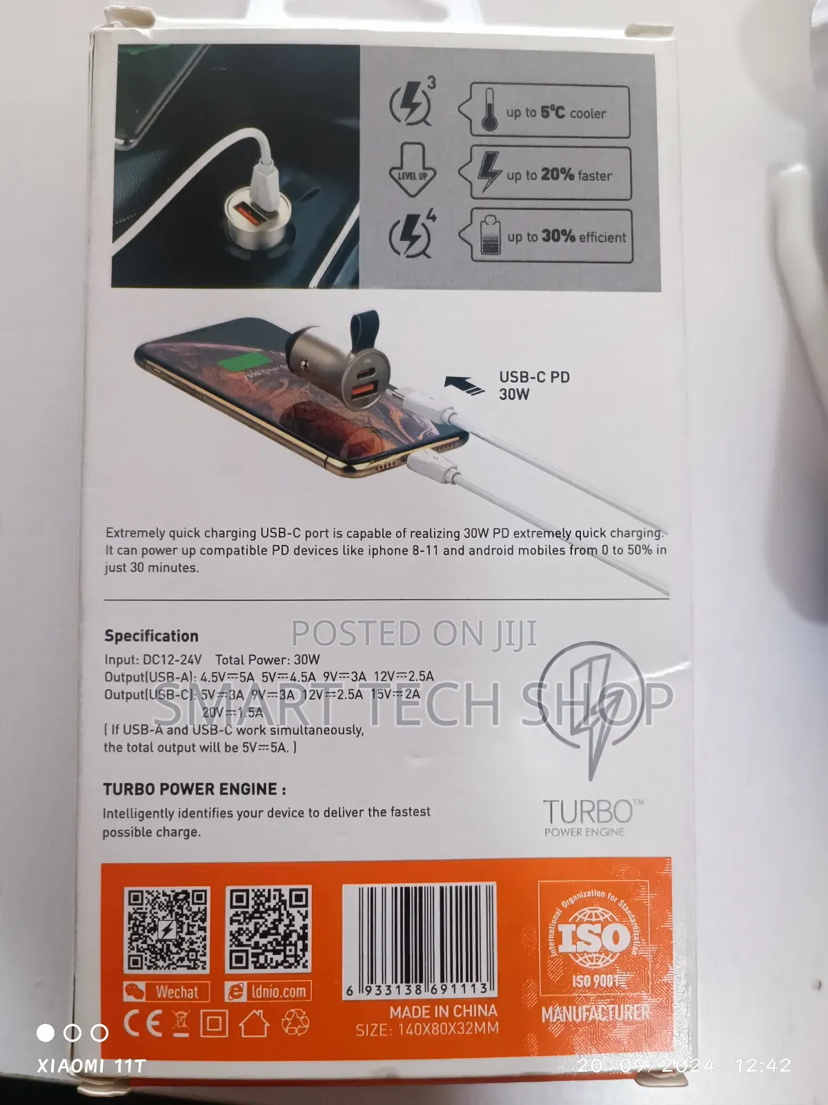 LDNIO 30W Extremely Quick Charge Dual Port Car Charger