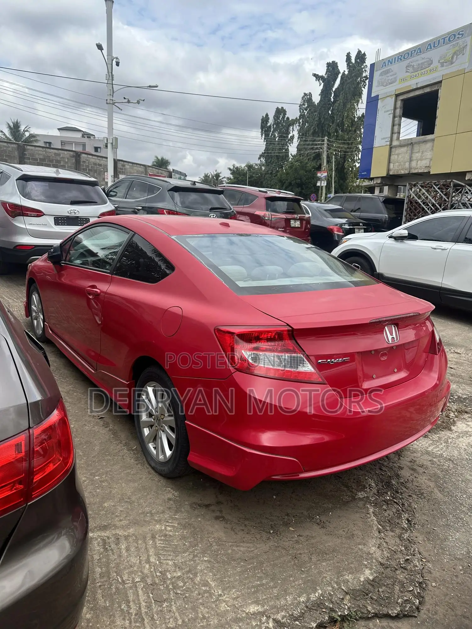 Honda Civic 1.8 3 Door Automatic 2012 Red