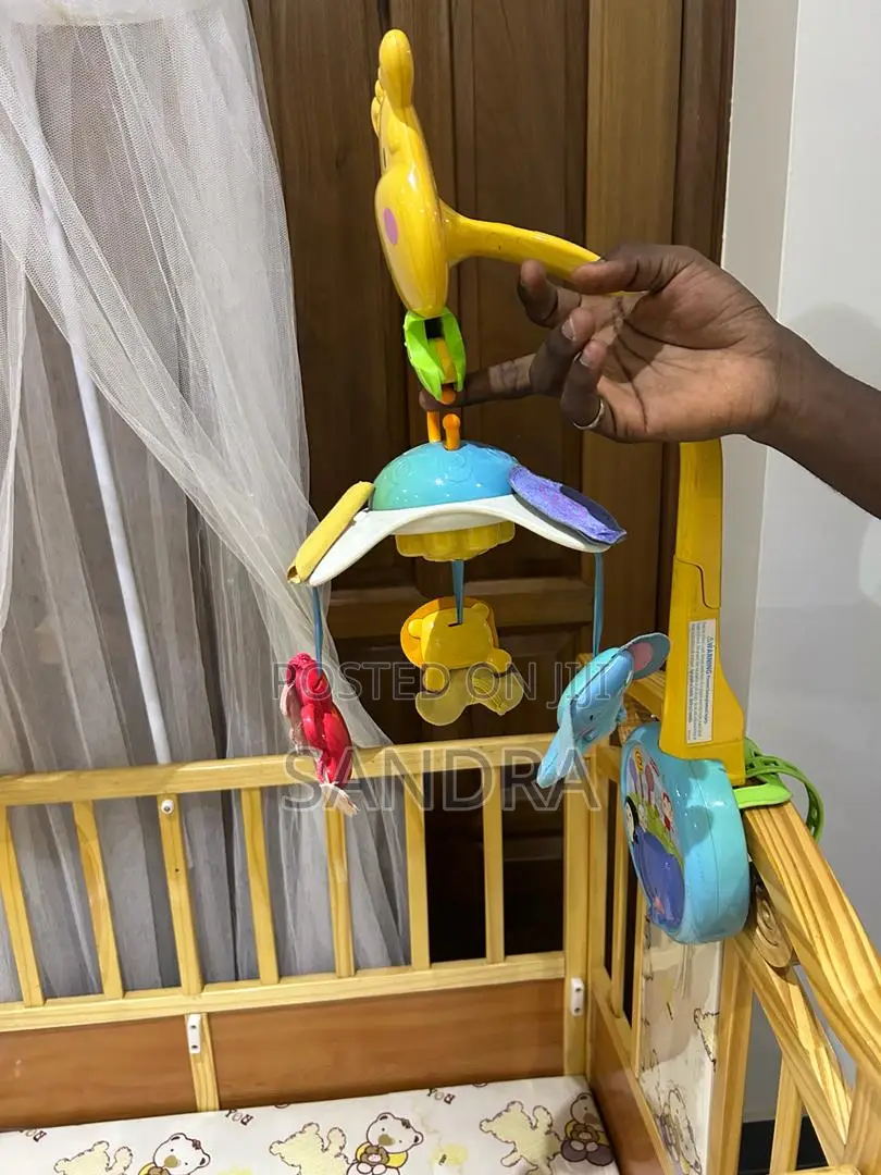 Baby Cot With Storage, Mattress, Net and Crib Mobile in Kumasi