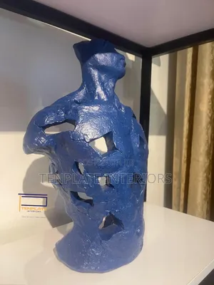 Abstract Hollow Male Portrait Sculpture