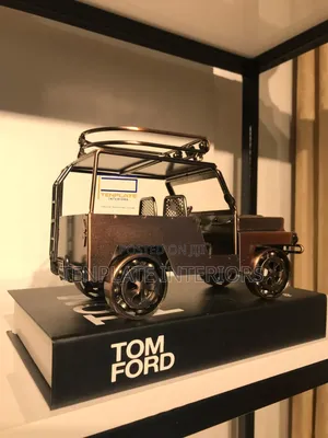Vintage Metal Jeep Car Decor