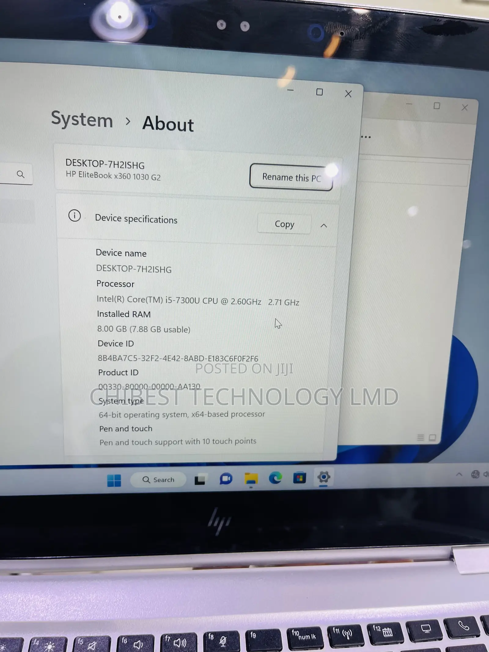 Laptop HP EliteBook X360 1030 G2 8GB Intel Core i5 SSD 256GB