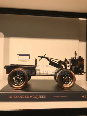 Retro Metal Tractor Decor