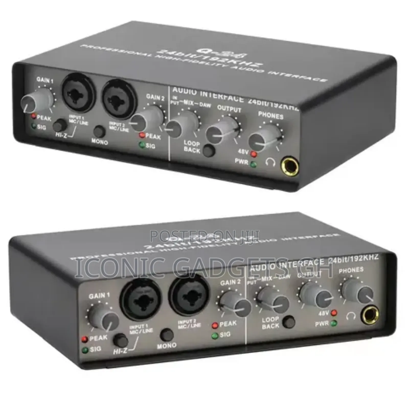 Q-22 Phantom Powered USB Audio Sound Card