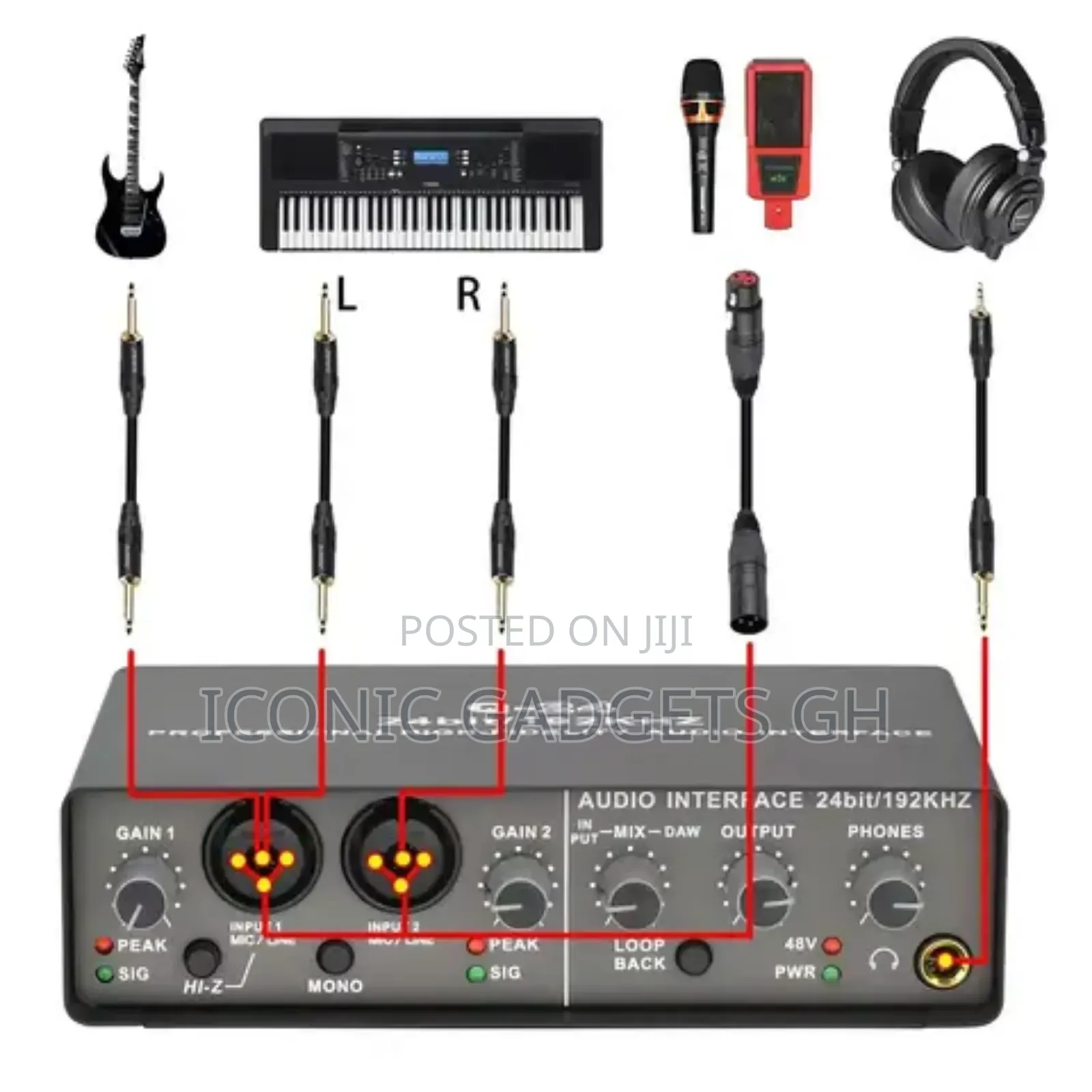 Q-22 Phantom Powered USB Audio Sound Card