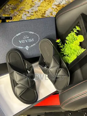 Prada Leather Men’S Slippers