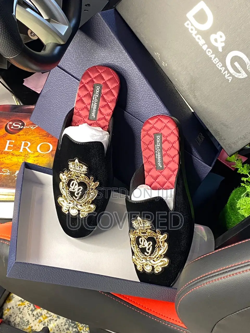 Dolce Gabbana Suede Half Shoe