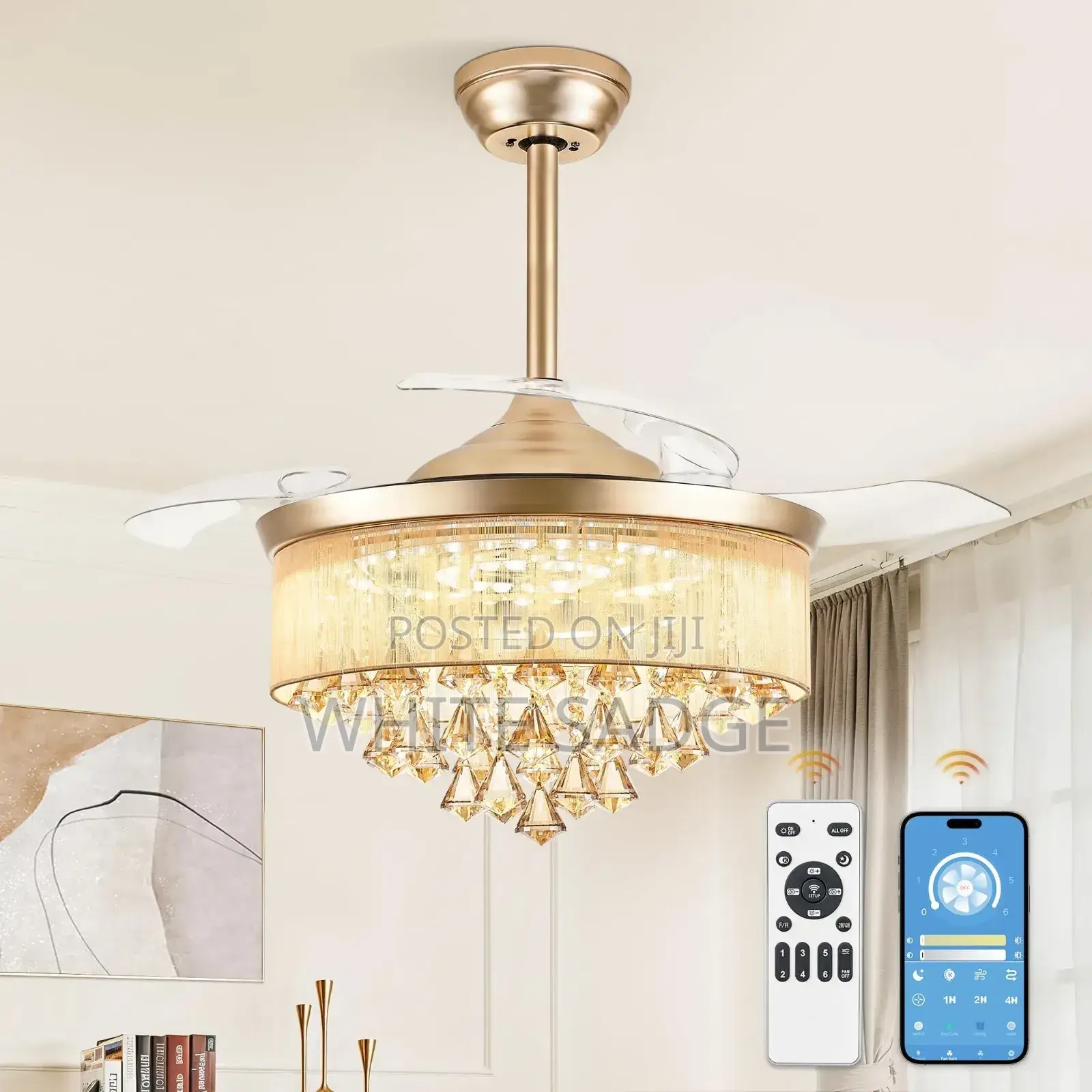 Fengfan Decorative Chandelier Fan Light