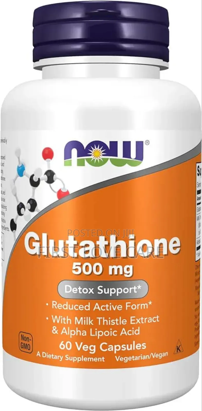 Now Glutathione 500mg Detox Support