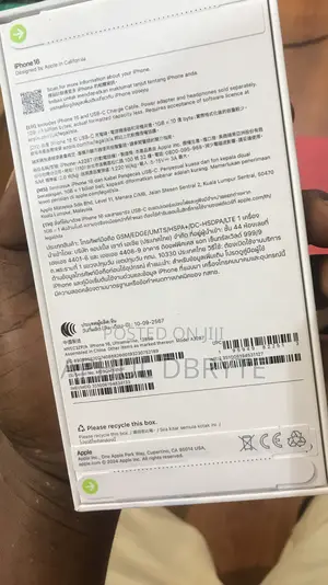 New Apple iPhone 16 128 GB Blue