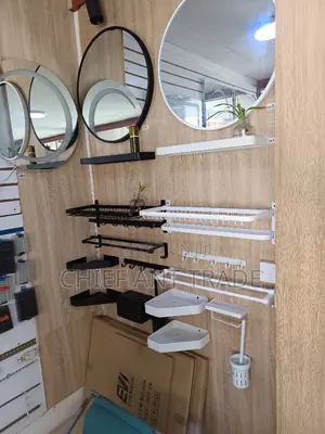 Bathroom Accessories White. Delux