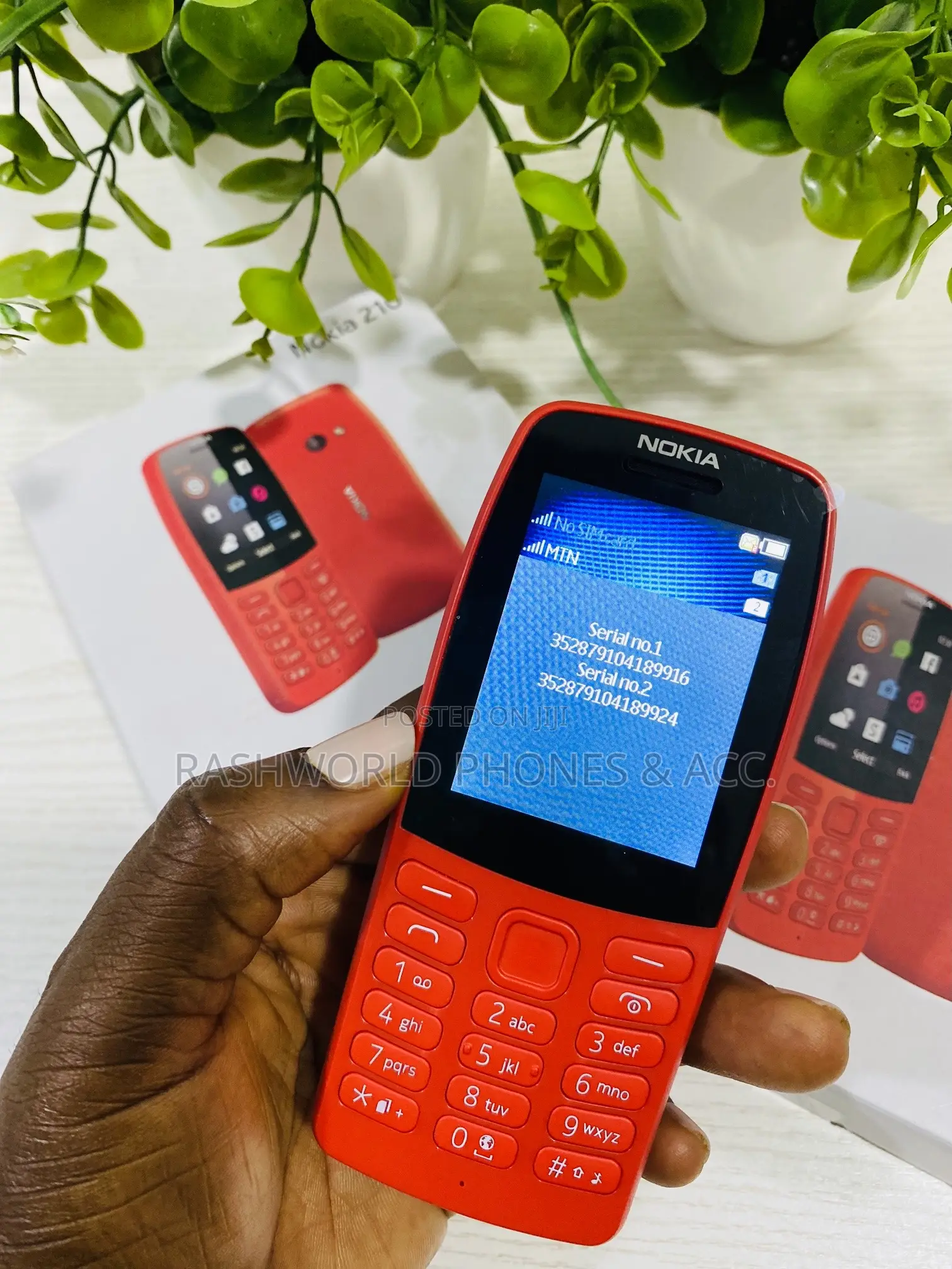 New Nokia 210 Red