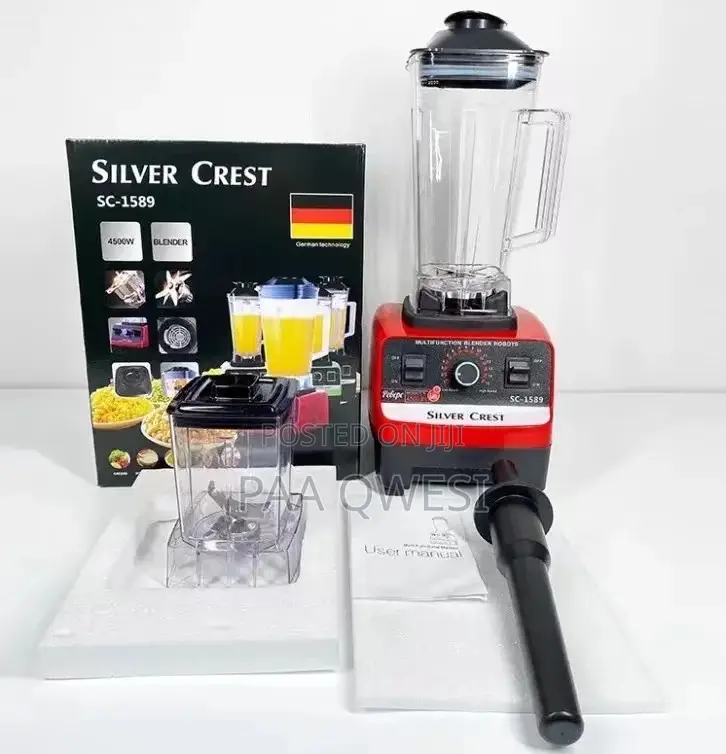 Recommended Most Used 2 in 1 Silver Crest Blender