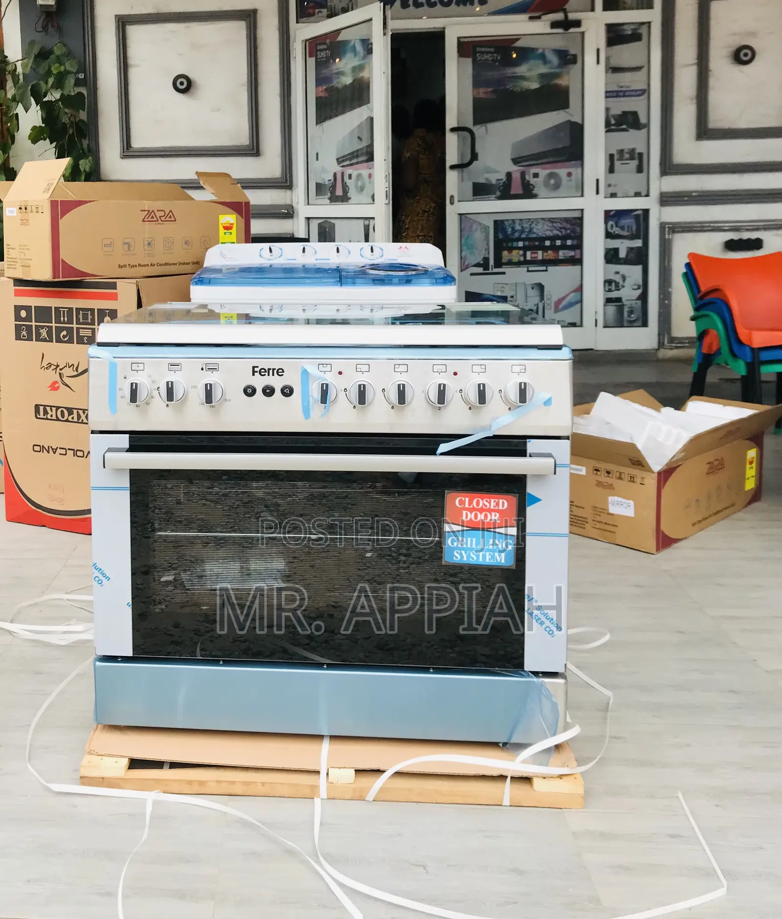 Order Classic Ferre 60by90gas Oven 4gas + 2 Electric Cooker