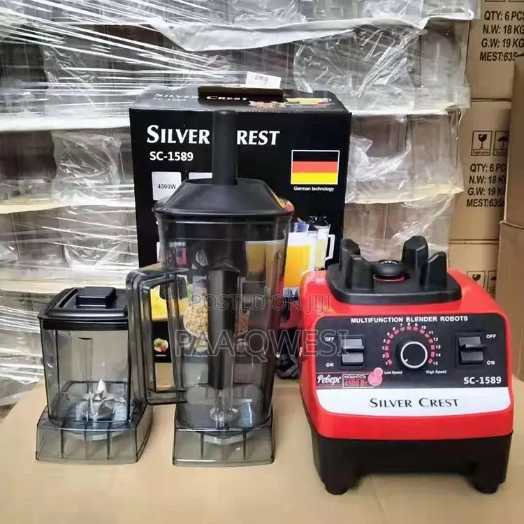 2 in 1 4500w Silver Crest Mixer Machine Blender