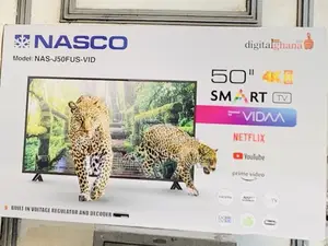 Nasco 50 Inch Full HD Digital Satellite Smart Electric Tv.