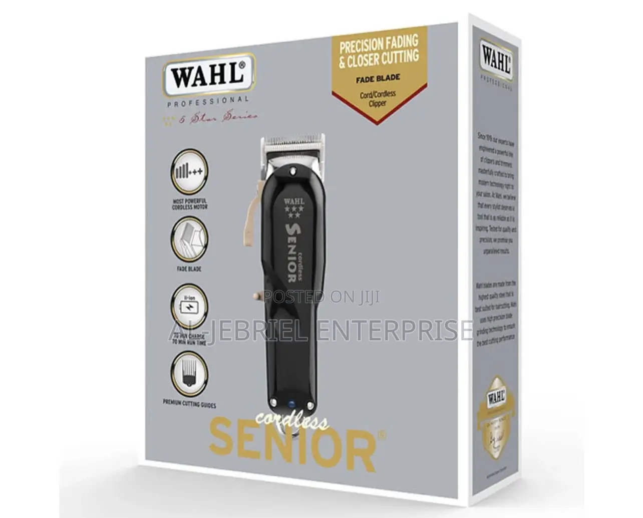 Wahl 5 Star Series Cordless Senior Hair Clippe