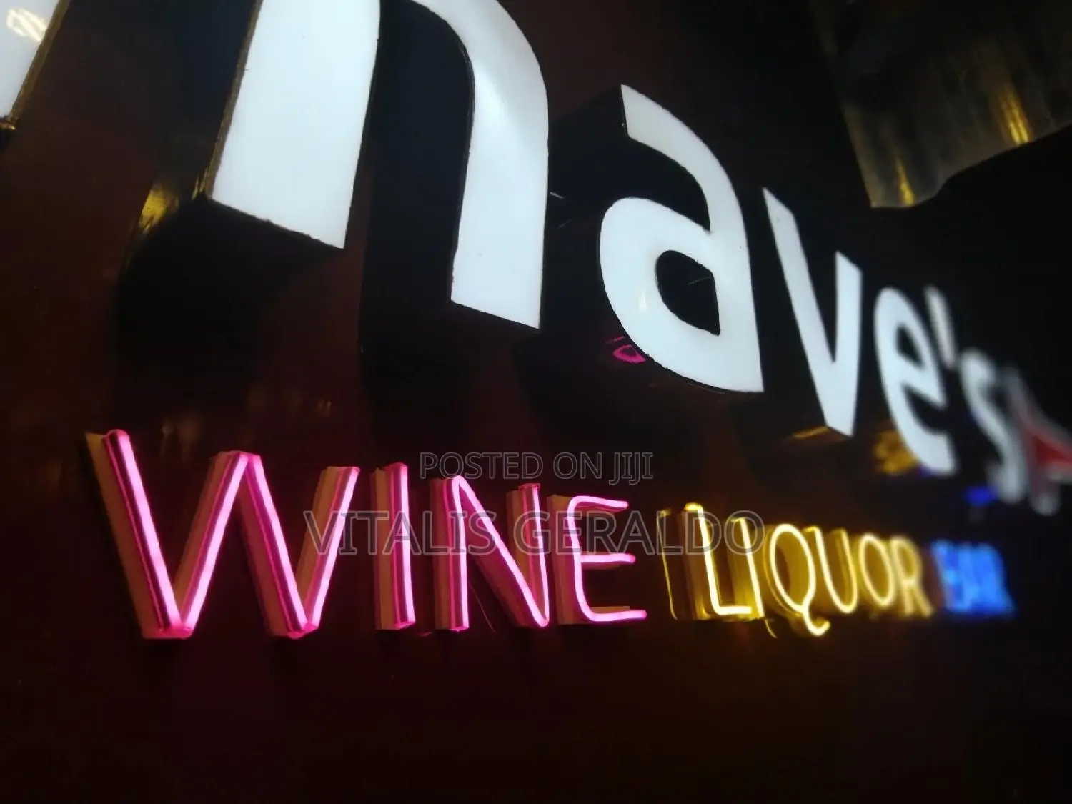 3d Sign Board With Led Lights High Quality With Neon Lights