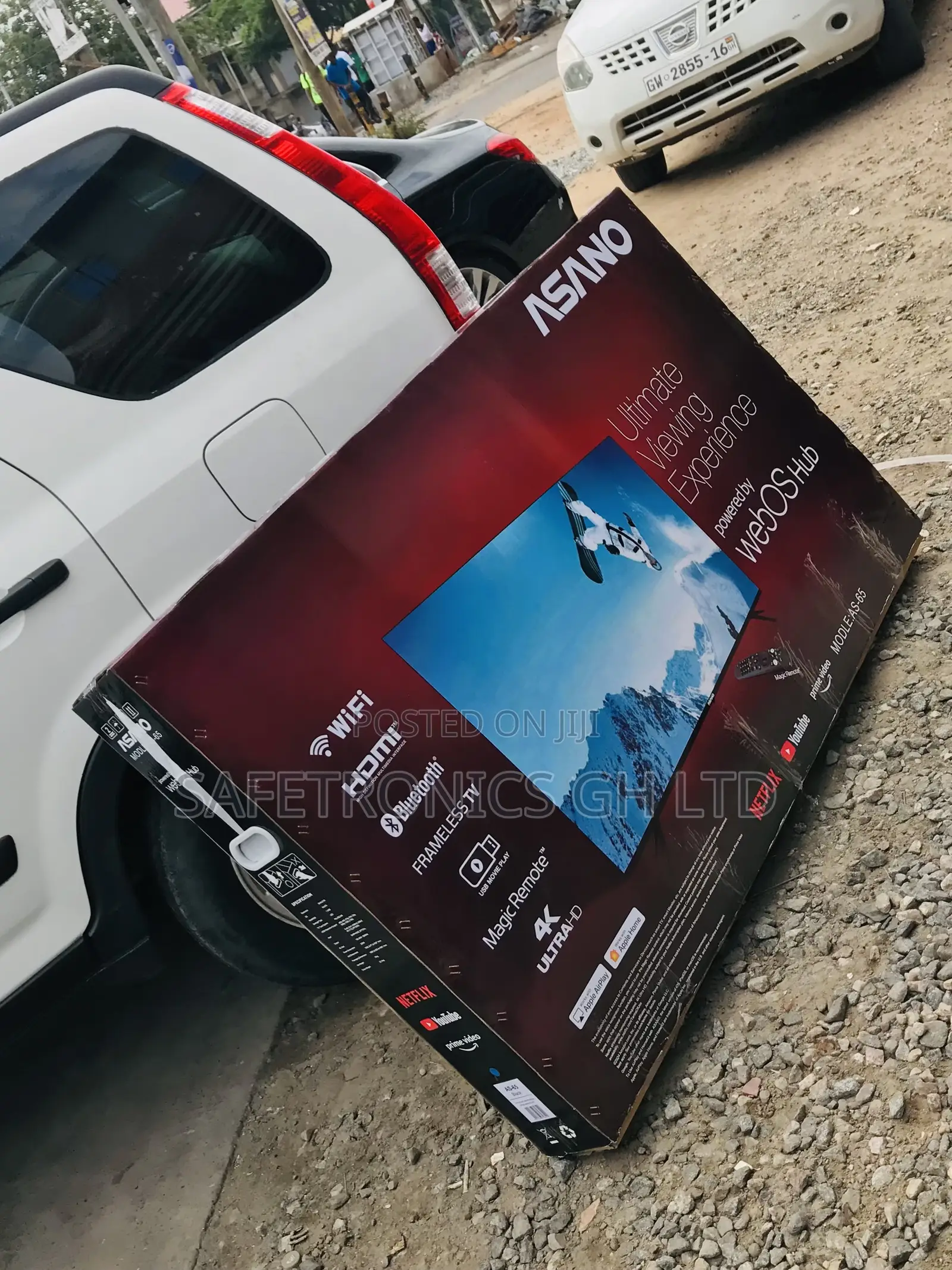 65 Inches Smart Wedos Led Asano Black Tv