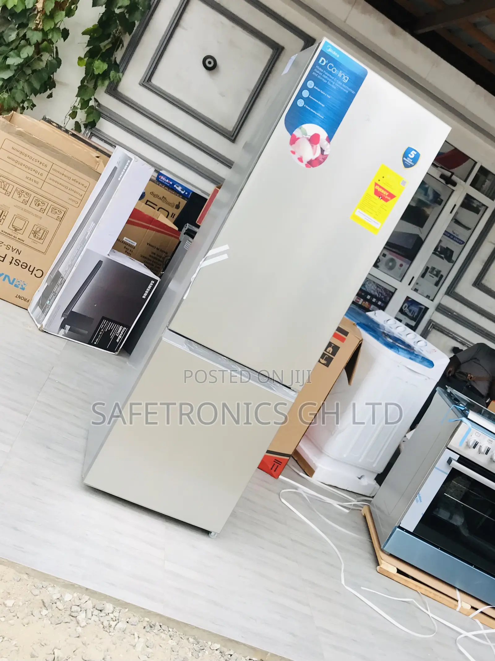 262 Liters Midea Bottomfreezer Gray MBDR369FGN02 Fridge