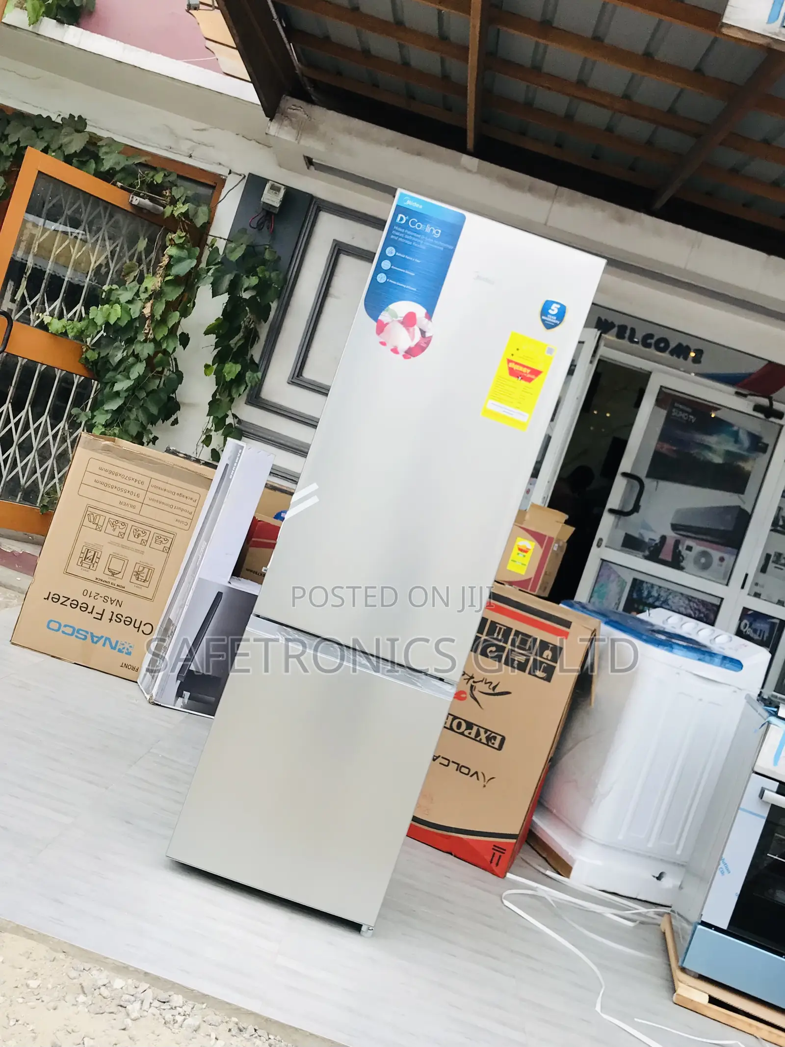 Bottomfreezer MDRB369FGN02 Gray 262 Liters Fridge Midea